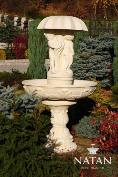 Zierbrunnen Springbrunnen Brunnen Dekoration Deko Garten Fontaine Teich Figur